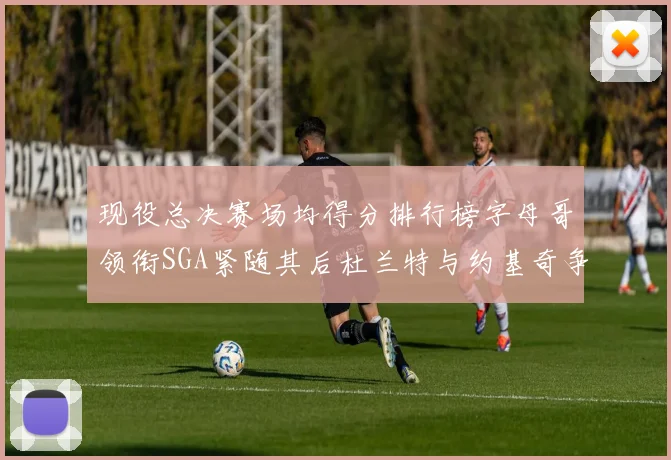 现役总决赛场均得分排行榜字母哥领衔SGA紧随其后杜兰特与约基奇争夺第三名